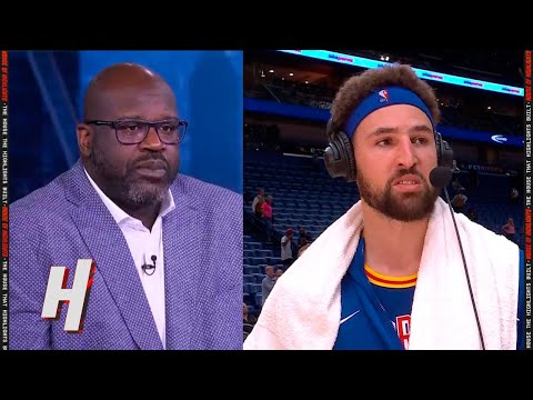Klay Thompson Joins Inside the NBA, Postgame Interview - April 10, 2022