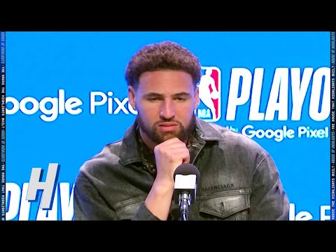 Klay Thompson Postgame Interview - Game 1 | Nuggets vs Warriors | 2022 NBA Playoffs
