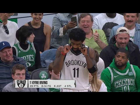 Kyrie Irving Trolls Entire Celtics Arena As Makes Fun Of Them Crying 😂 !