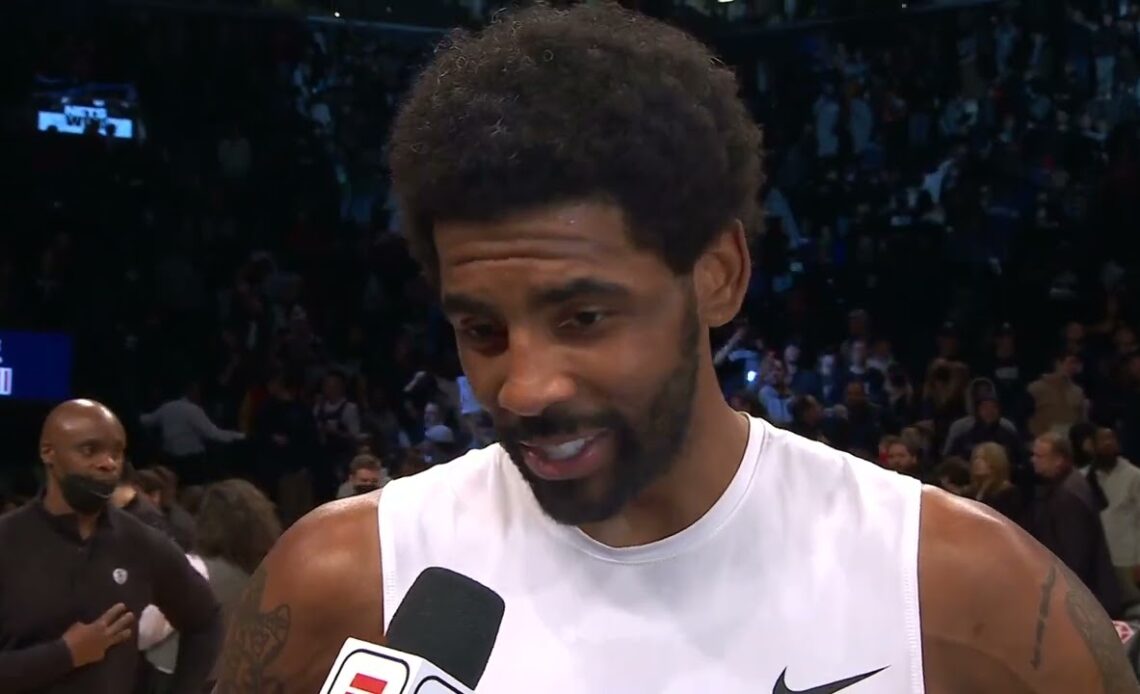 Kyrie Talks about the Playoffs, Postgame Interview | April 10, 2022