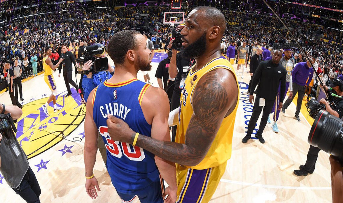 Lakers' LeBron James says he wants to play with Warriors' Stephen Curry: 'I love everything about that guy'