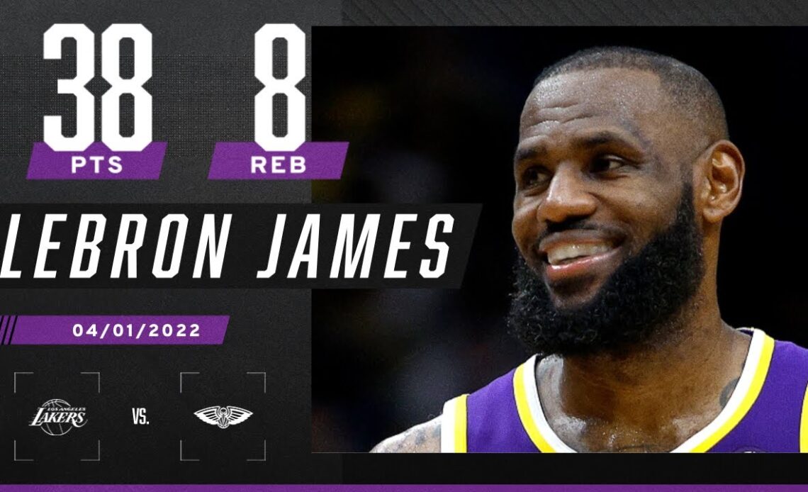 LeBron James’ 38 PTS not enough as Lakers lose fifth straight game