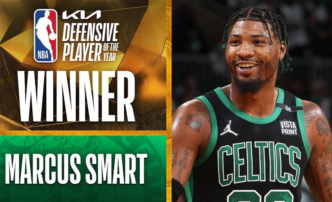 Marcus Smart Wins #KiaDPOY Defensive Player of the Year! | 2021-22 NBA Season