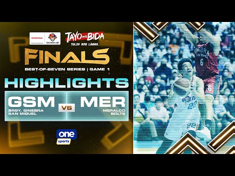 Meralco vs. Ginebra Finals Game 1 highlights | PBA Governors' Cup 2021