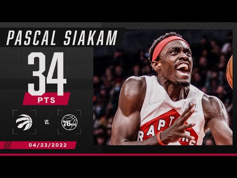 Pascal Siakam's new playoff CAREER-HIGH 34 PTS keep the Raptors alive 👀🍿