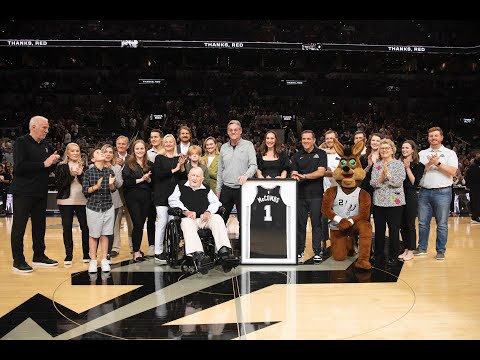 San Antonio Spurs Honors Red McCombs and his Family for their Indelible Impact on the Organization