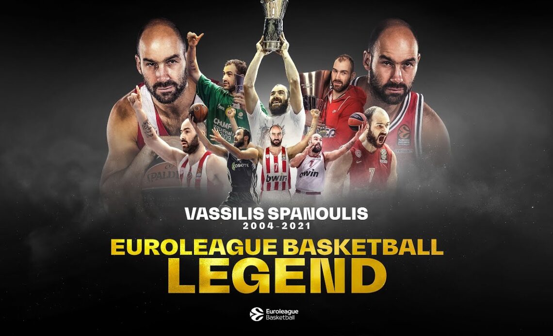 Spanoulis to be honored as newest Euroleague Basketball Legend!