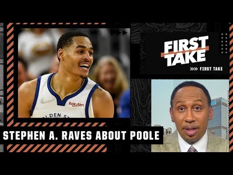 Stephen A. RAVES about Jordan Poole’s ball movement on the court with Steph Curry & Klay Thompson 🔥