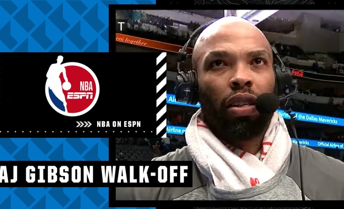 Taj Gibson on his leadership, message to players: 'It's bigger than putting on a show' | NBA on ESPN