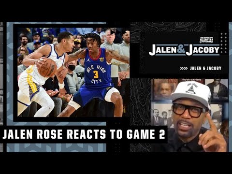 The Nuggets are CLEARLY overmatched against the Warriors - Jalen reacts to Game 2 | Jalen & Jacoby