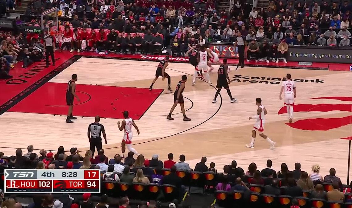 Top dunks from Toronto Raptors vs. Houston Rockets