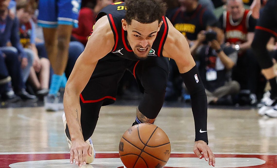 Trae Young leads Hawks to blowout play-in game win over Hornets
