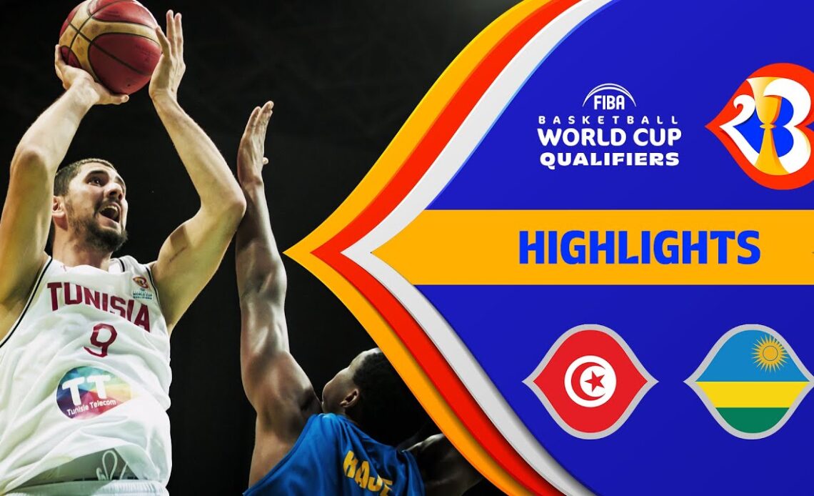 Tunisia - Rwanda | Basketball Highlights - #FIBAWC 2023 Qualifiers