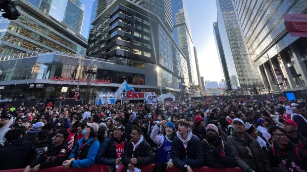 'We're going to make history': Fans descend on Jurassic Park as Raptors try to stay alive in Game 6