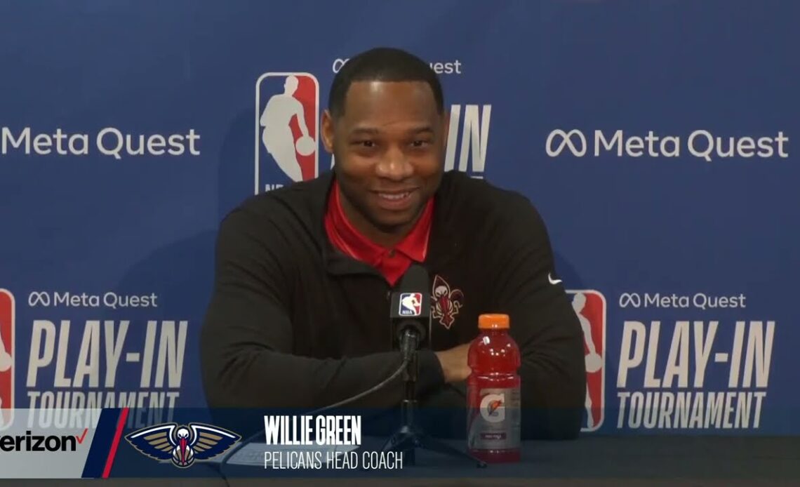 Willie Green Postgame Interview | Pelicans vs. Spurs Play-In Tournament 4-13-22