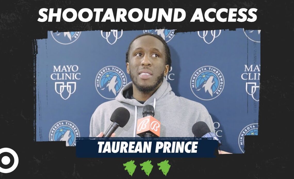 "I Think It'll Be Lit, As These Young Guys Say These Days" Taurean Prince Shootaround - April 21, 22