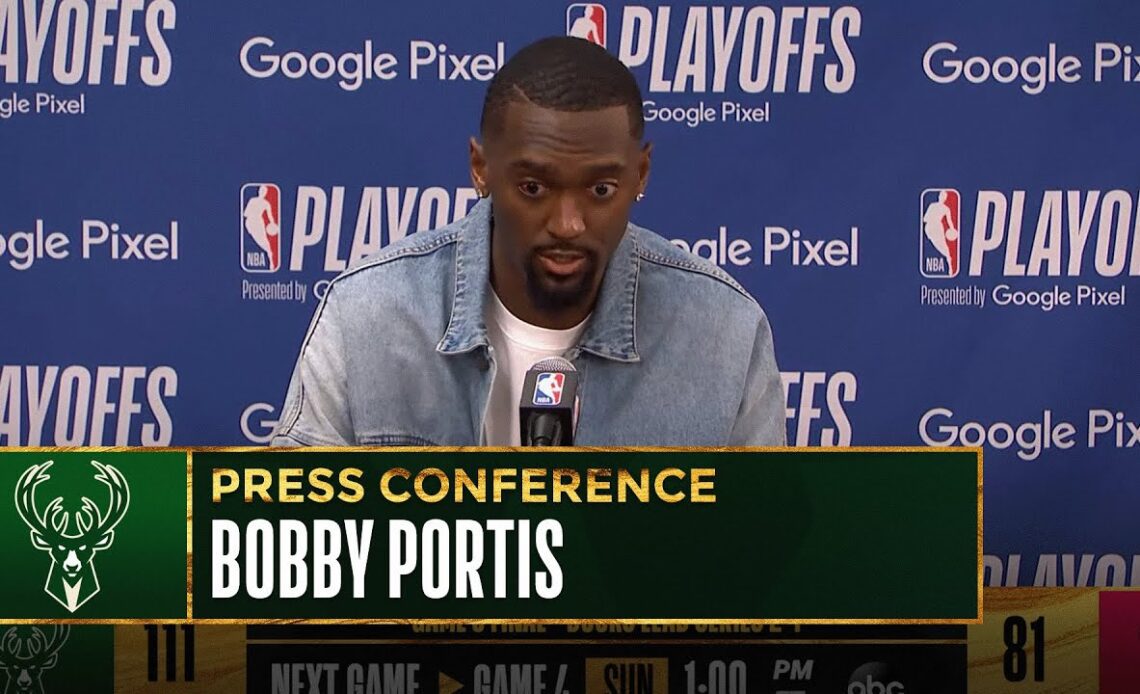 "The Basketball Gods Were With Me Tonight" Bobby Portis Post Game Presser | Bucks vs Bulls - Game 3