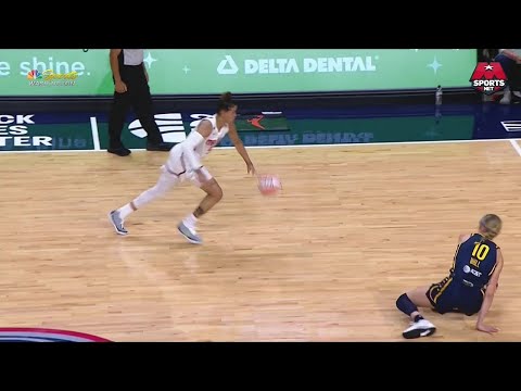 ANKLE BREAKER: Natasha Cloud Welcomes Rookie Lexie Hull To The League With A FILTHY Fake!