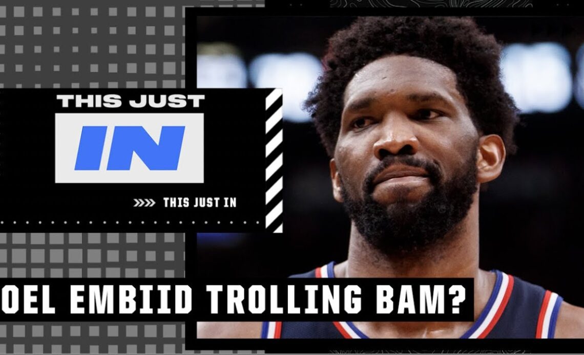 David Jacoby: Joel Embiid is just trolling Bam Adebayo! | This Just In