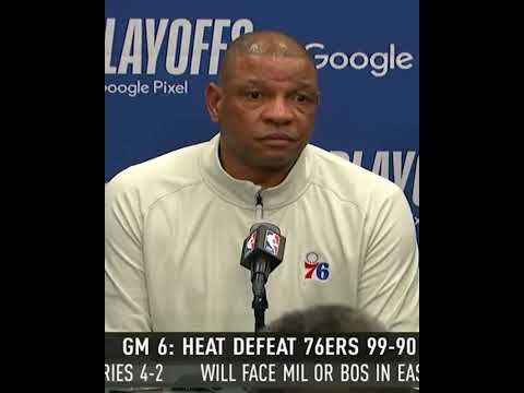 Doc Rivers on whether he's worried about his job in Philly #shorts