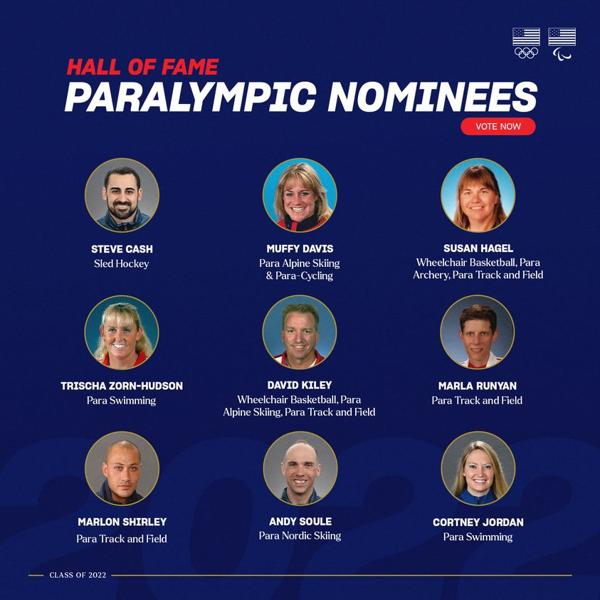 FINALISTS ANNOUNCED FOR U.S. OLYMPIC & PARALYMPIC HALL OF FAME, CLASS OF 2022