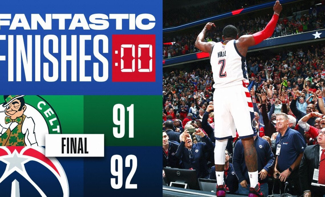 Final 41.2 WILD ENDING Celtics vs Wizards Game 6, 2017 Playoffs🔥🔥