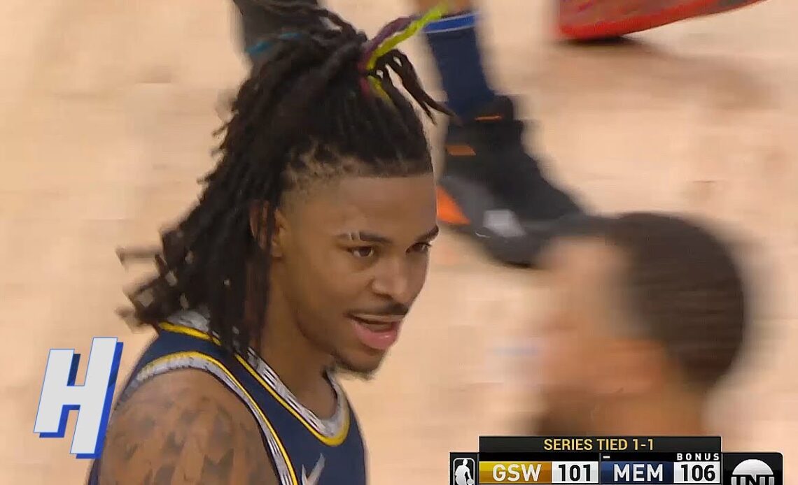 Ja Morant had some words for Steph Curry after winning Game 2 👀