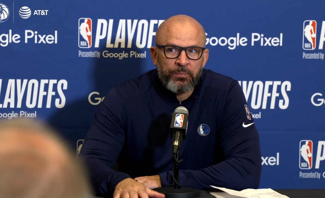 Jason Kidd after Game 2: "We found a way to beat ourselves there in that 4th quarter"