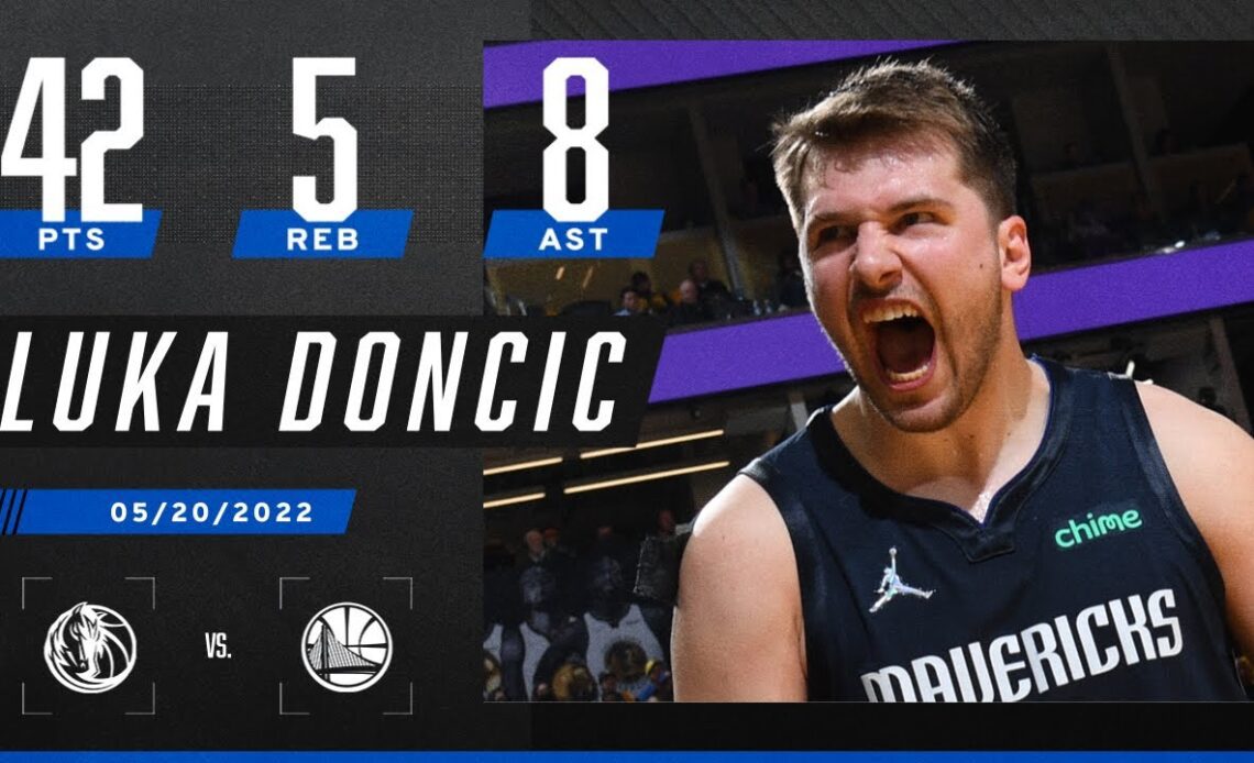 Luka Doncic's 42 PTS were not enough to lead Mavs over the Warriors