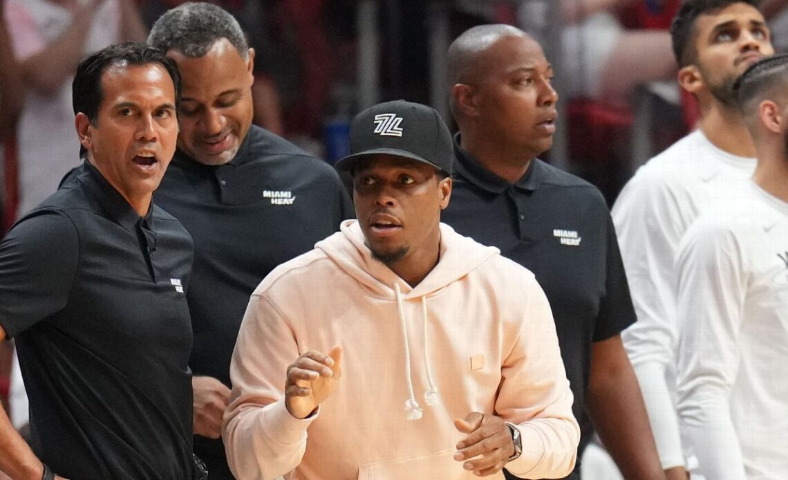 Miami Heat's Kyle Lowry will warm up, intends to play in Game 3, says coach Erik Spoelstra