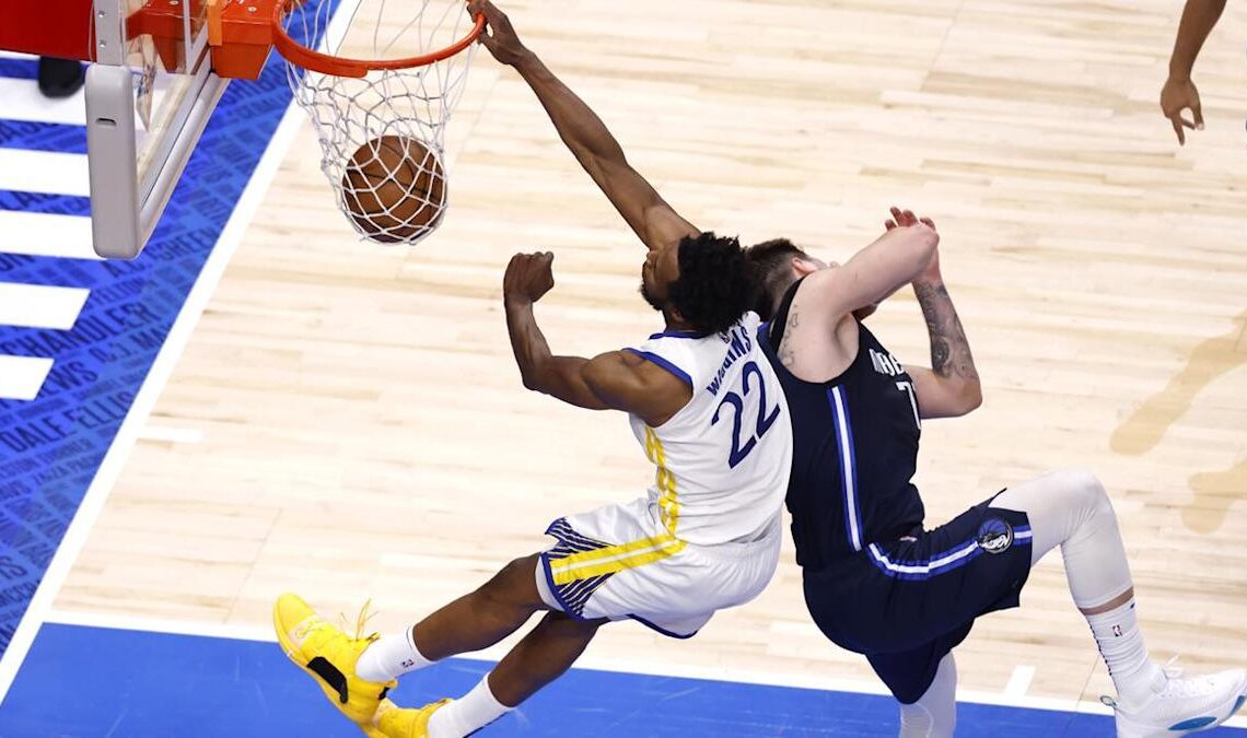 NBA Twitter erupts after Andrew Wiggins destroys Luka Doncic with poster dunk