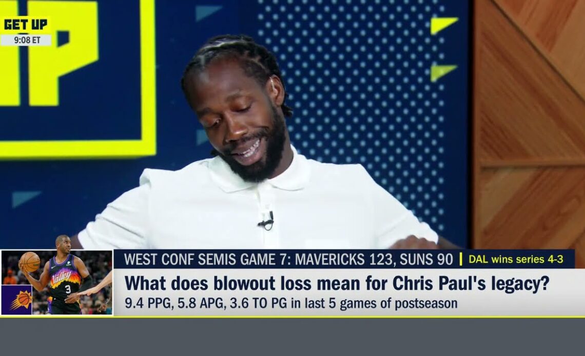 Pat Bev calls out Chris Paul on Get Up 👀🗣