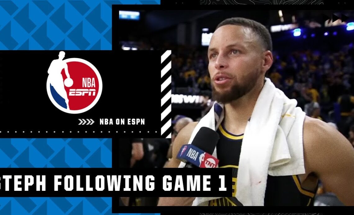 Steph Curry on Game 1 win: We did what we were SUPPOSED to do | NBA on ESPN