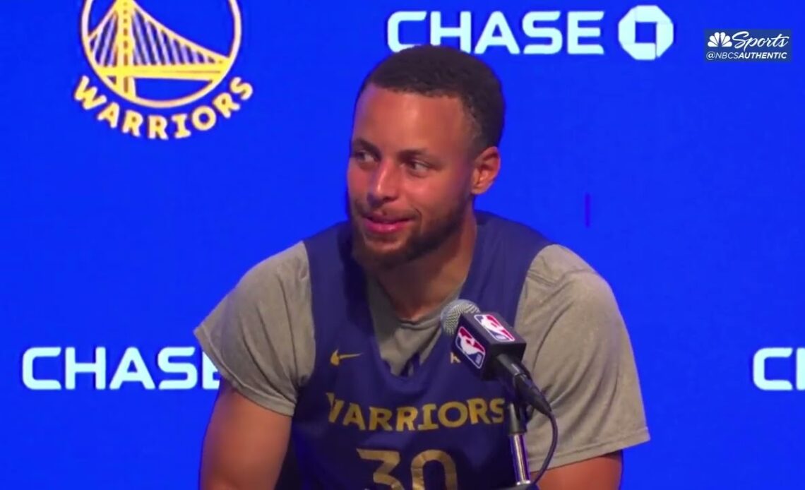 Steph compares the emotions of this trip to the Finals with his his first in 2015