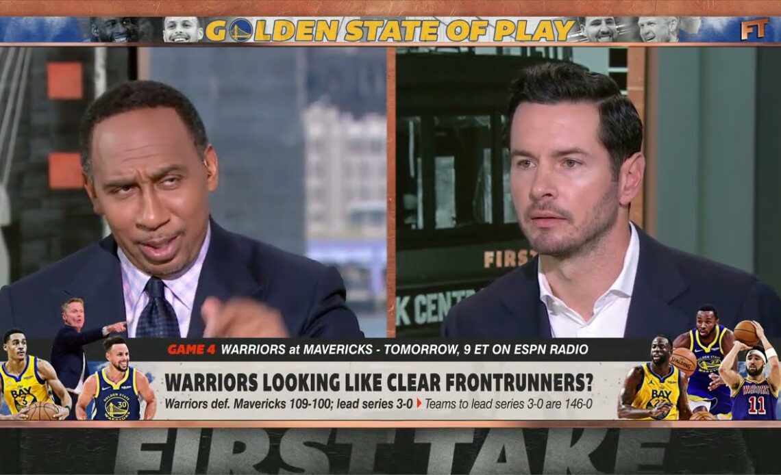 Stephen A. to JJ Redick: You’re absolutely right…but I DON’T CARE! 😆 | First Take