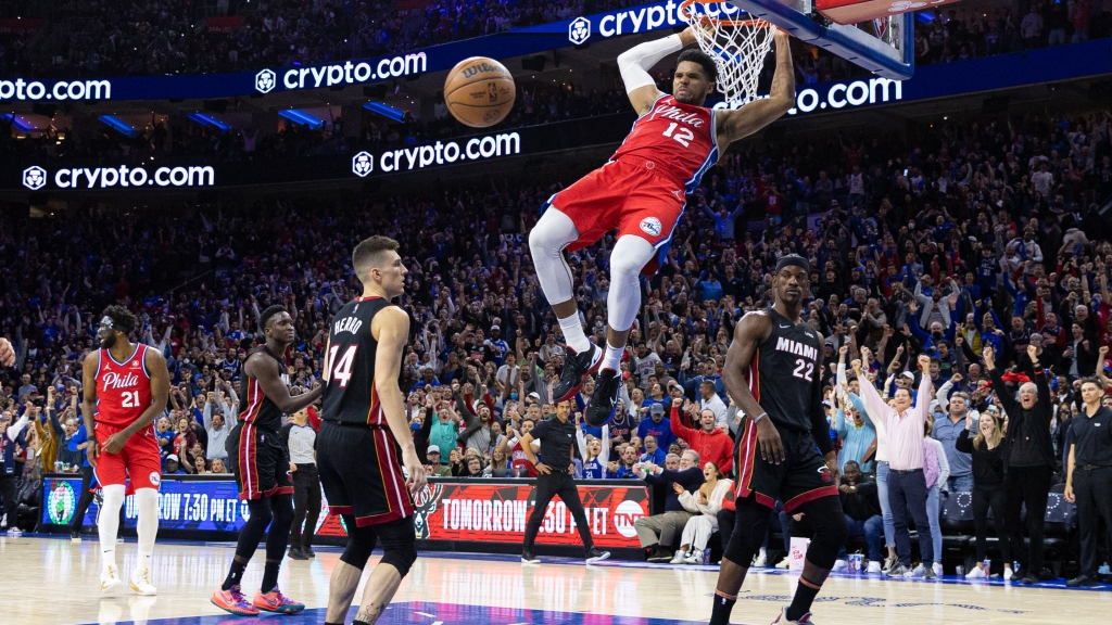 Tobias Harris talks big fight from Sixers, says he was hit in throat