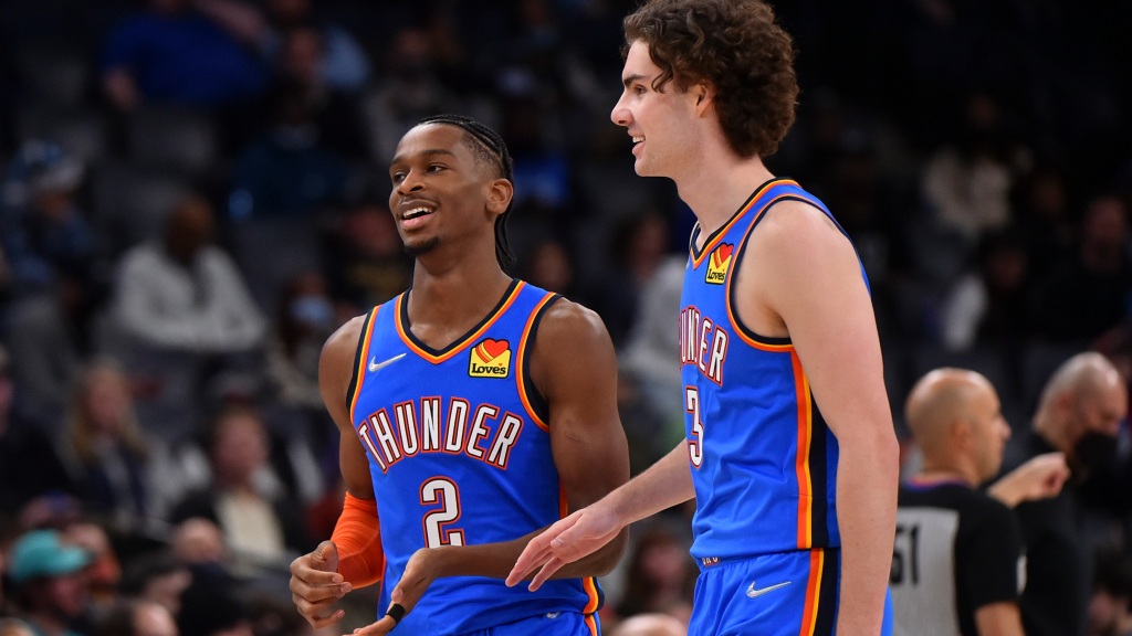 Where did the OKC Thunder rank statistically in the 2021-22 season?