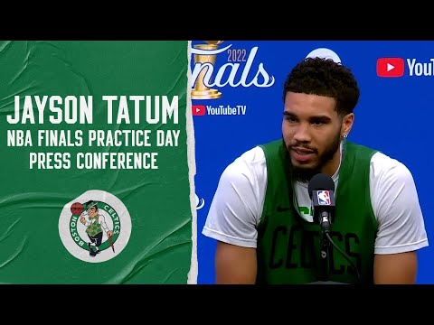 Jayson Tatum Practice Day Media Availability | NBA Finals | Boston Celtics vs. Golden State Warriors