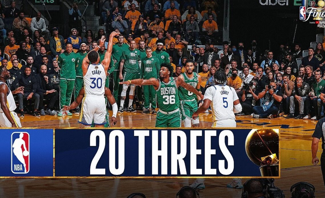Celtics & Warriors Set Finals Record 20 Combined Threes In A Half 🔥