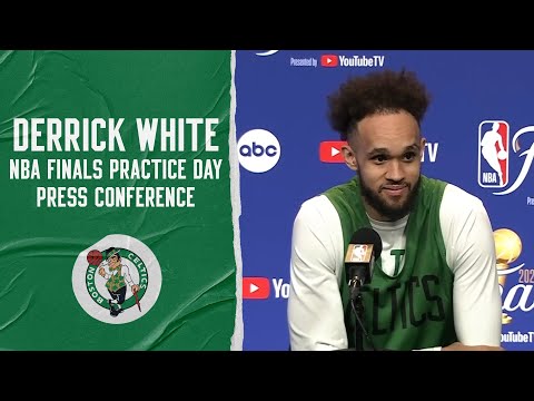 Derrick White Practice Day Media Availability | NBA Finals | Boston Celtics at Golden State Warriors