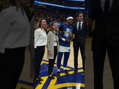 Gary Payton II receives 2021-22 Bob Lanier Community Assist Award presented by Kaiser Permanente!