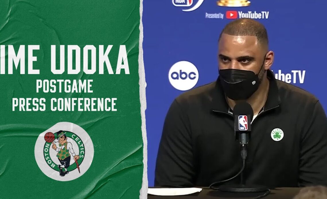Ime Udoka: "We pride ourselves on being a team that plays together"