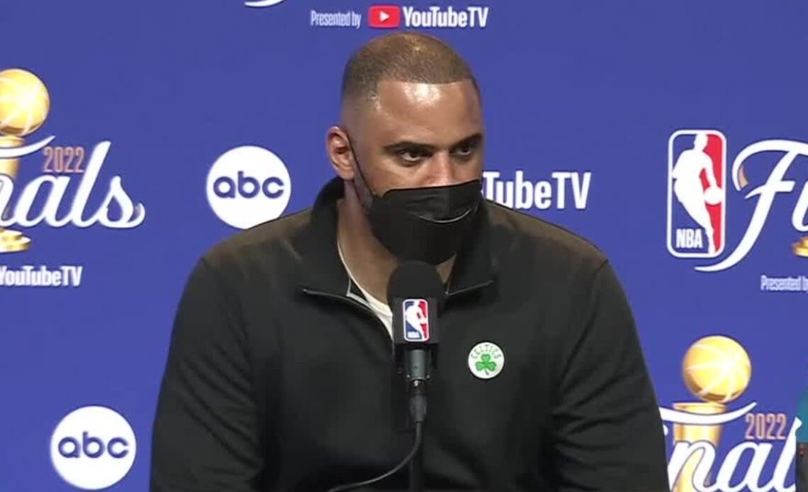 Ime Udoka reacts to Celtics’ Game 1 victory | 2022 NBA Finals