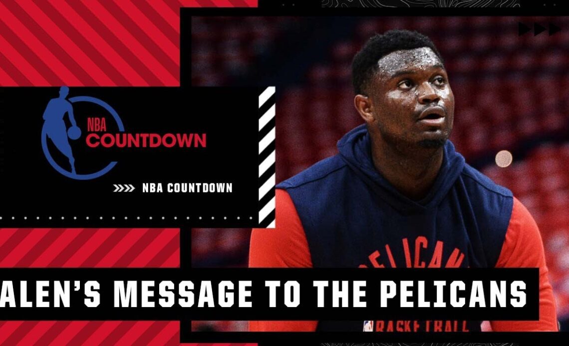 Jalen Rose implores the Pelicans: DON’T MESS THIS UP with Zion Williamson | NBA Countdown