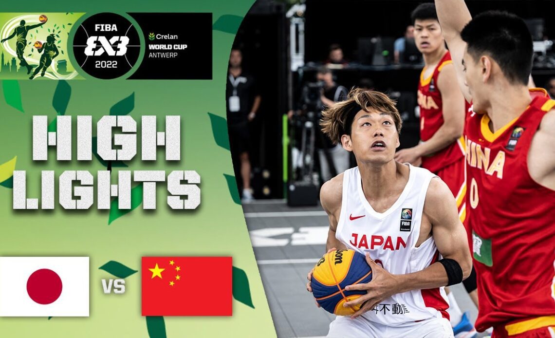 Japan v China | Men | Highlights | Crelan FIBA 3x3 World Cup 2022