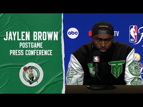 Jaylen Brown Postgame Media Availability | NBA Finals Game 5 | Boston Celtics at Golden State