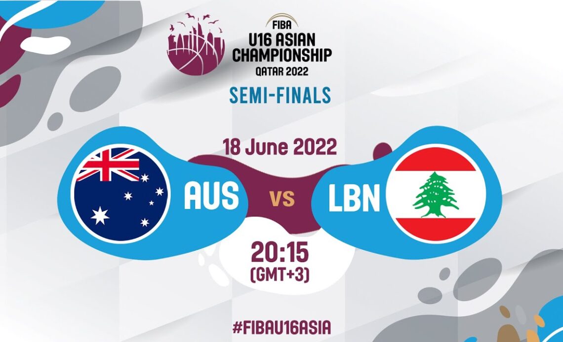LIVE - Australia v Lebanon | FIBA U16 Asian Championship 2022
