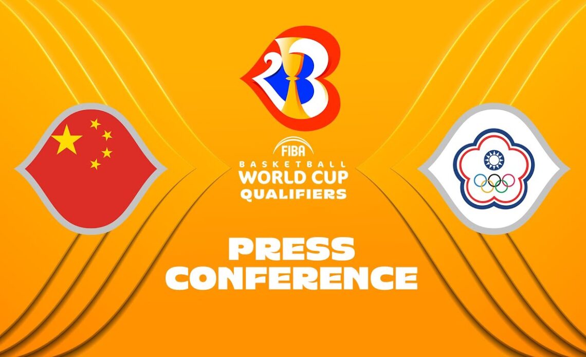 LIVE | Chinese Taipei v China - Press Conference | FIBA Basketball World Cup 2023 Asian Qualifiers