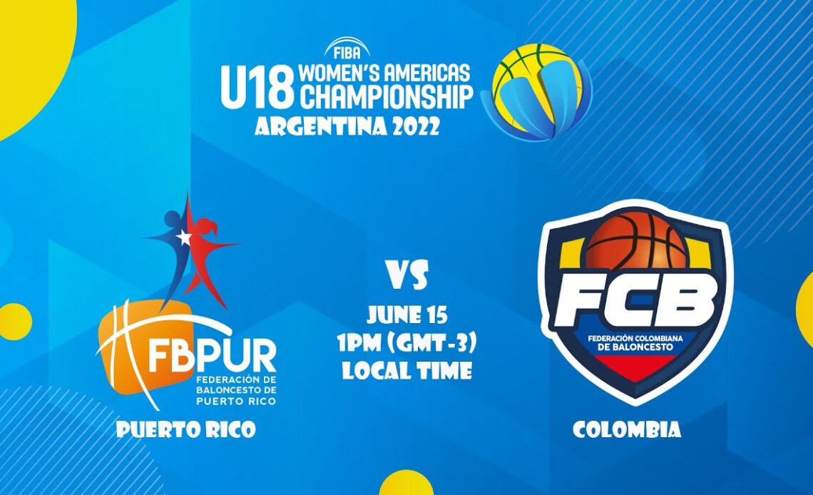 LIVE | Puerto Rico vs. Colombia - FIBA U18 Women’s Americas Championship
