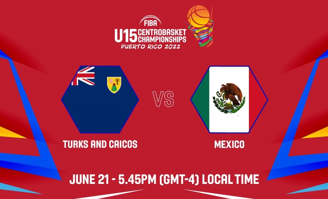 LIVE | Turks and Caicos vs. Mexico - FIBA U15 Centrobasket Championship 2022